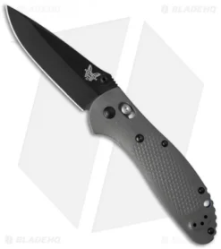 Benchmade Griptilian AXIS Lock Knife Gray/Blue G-10 (3.45" Black) 551BK-1