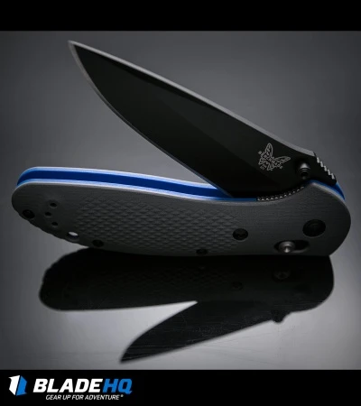 Benchmade Griptilian AXIS Lock Knife Gray/Blue G-10 (3.45" Black) 551BK-1 4 Benchmade Griptilian AXIS Lock Knife Gray/Blue G-10 (3.45" Black) 551BK-1 - Image 4