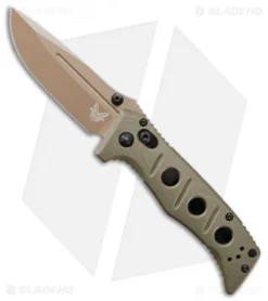 Benchmade Mini Adamas AXIS Lock Knife Olive G-10 (3.3" FE) 273FE-2