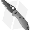 Benchmade Mini Griptilian AXIS Lock Knife Gray/Blue G-10 (2.91" Black) 555BK-1