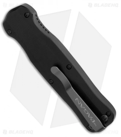 Benchmade Pagan D/E OTF Automatic Knife (3.96" Stonewash) 3320 2 Benchmade Pagan D/E OTF Automatic Knife (3.96" Stonewash) 3320 - Image 2