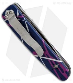 Rare Benchmade 855-01 Liner Lock Knife Color Trails (2.9" Satin) 6 Rare Benchmade 855-01 Liner Lock Knife Color Trails (2.9" Satin) -Benchmade rare benchmade 855 01 color trails BHQ 37803 er side