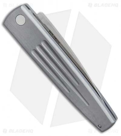 Vintage Benchmade 1000S Auto Spike Automatic Knife Pewter (3.6" Satin Serr) 3 Vintage Benchmade 1000S Auto Spike Automatic Knife Pewter (3.6" Satin Serr) - Image 3