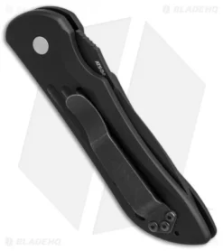 Vintage Benchmade 9500SBT Mini-Auto Stryker Automatic Knife (2.9" Black Serr) 7 Vintage Benchmade 9500SBT Mini-Auto Stryker Automatic Knife (2.9" Black Serr) -Benchmade vintage benchmade mini auto stryker black serr 9500sbt BHQ 37218 er side